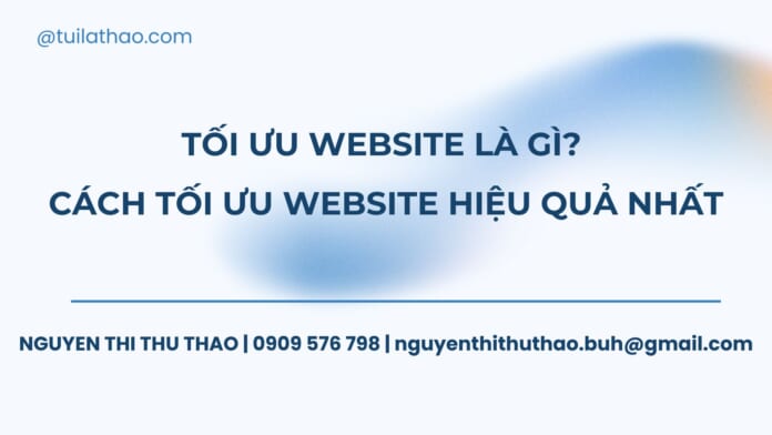 Tối ưu website là gì